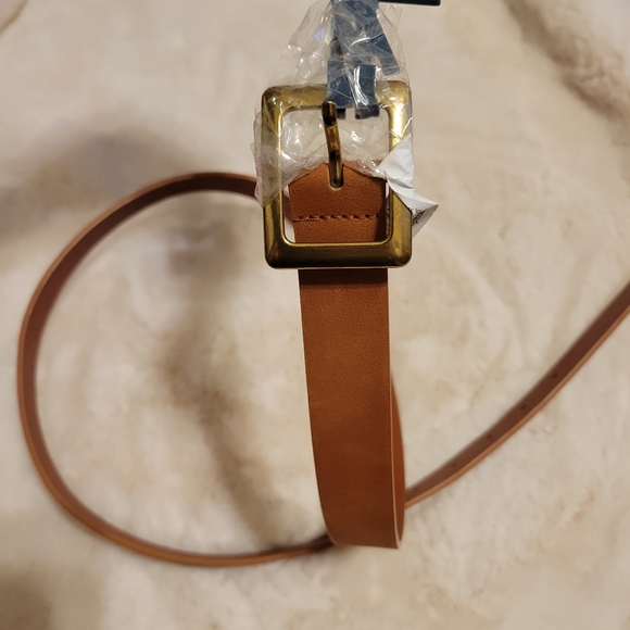 🎯nwt universal thread square buckle belt cognac - Picture 2 of 4